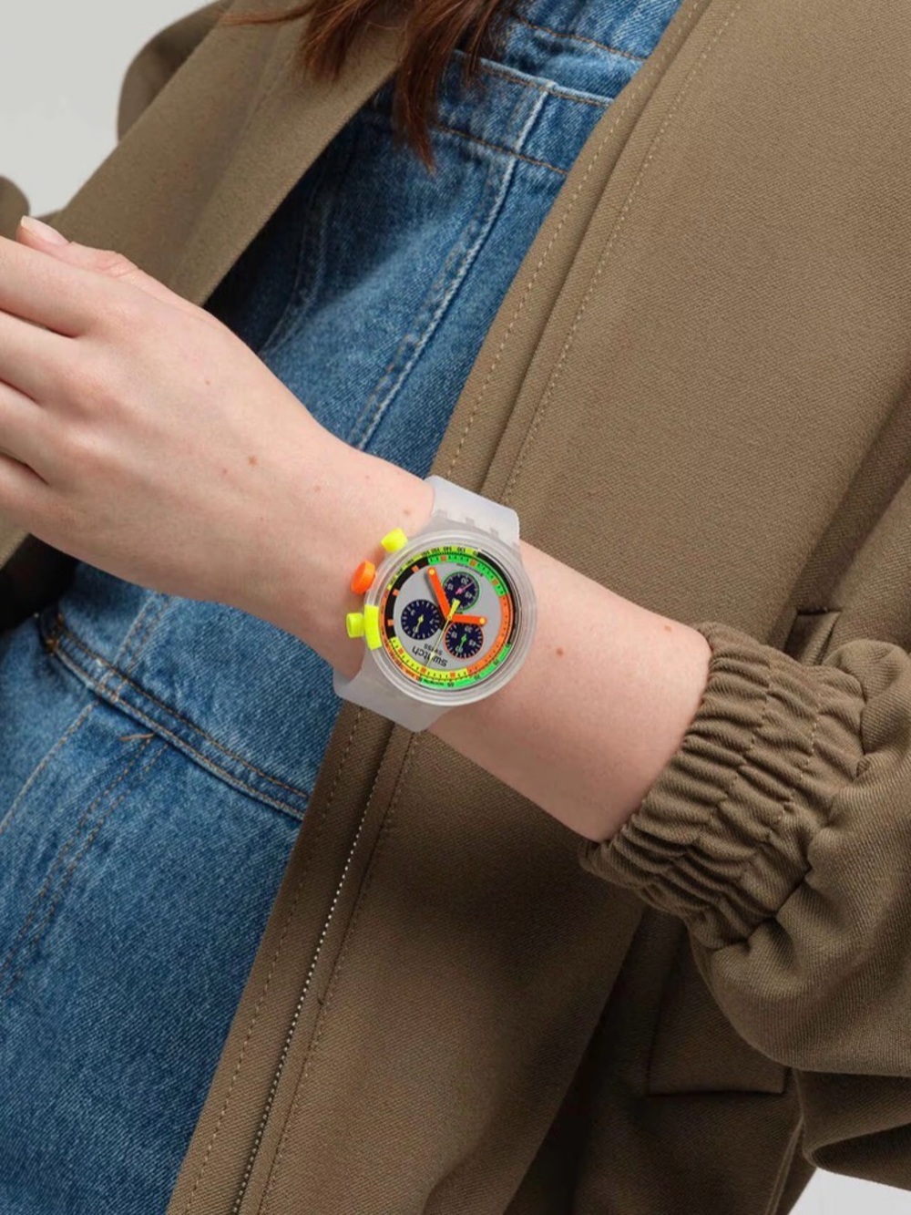 SWATCH Neon Jelly Watch - Unisex - Picture 5 of 5